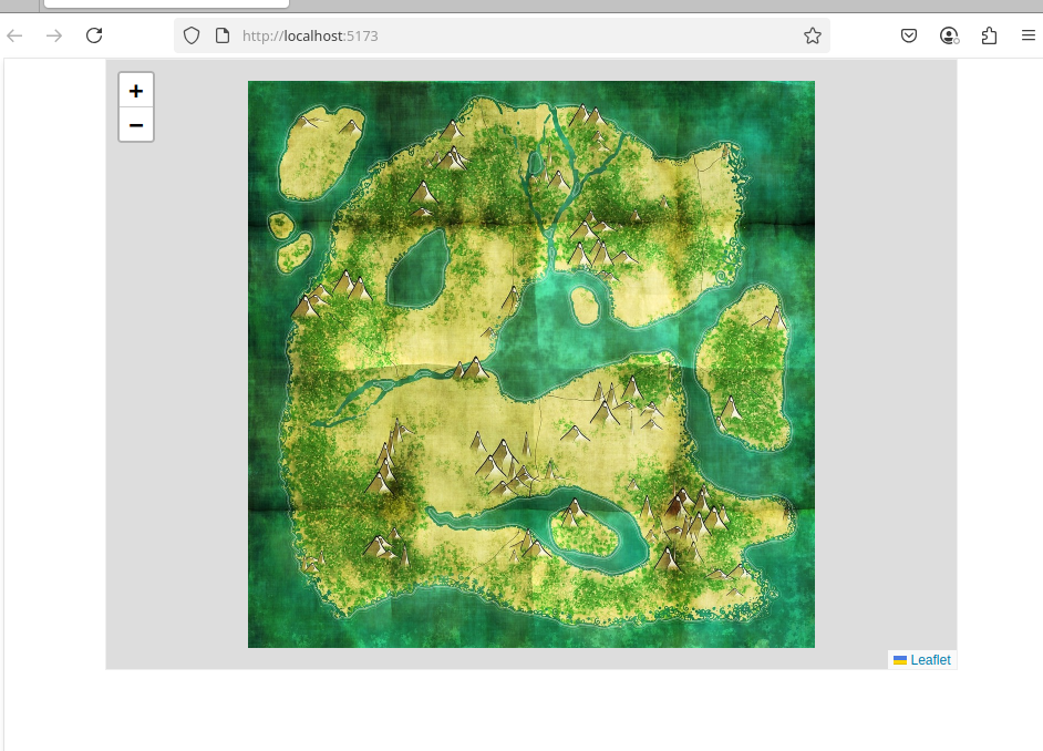 Example leaflet web app