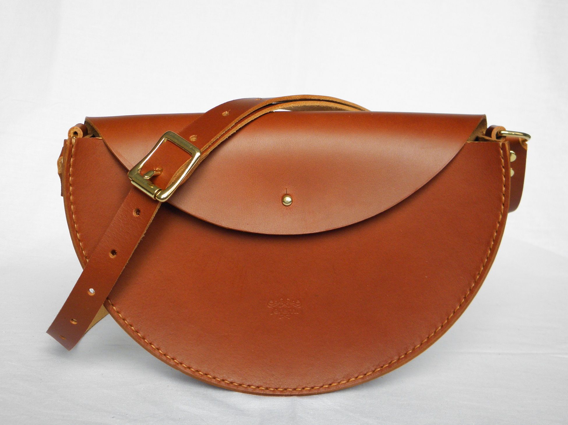 24/24 leather crossbody bag Hermès Brown in Leather - 33825730