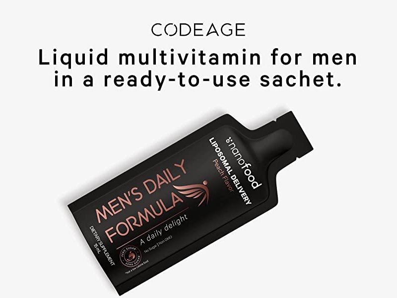 Codeage Nanofood liposomal men's daily liquid multivitamin