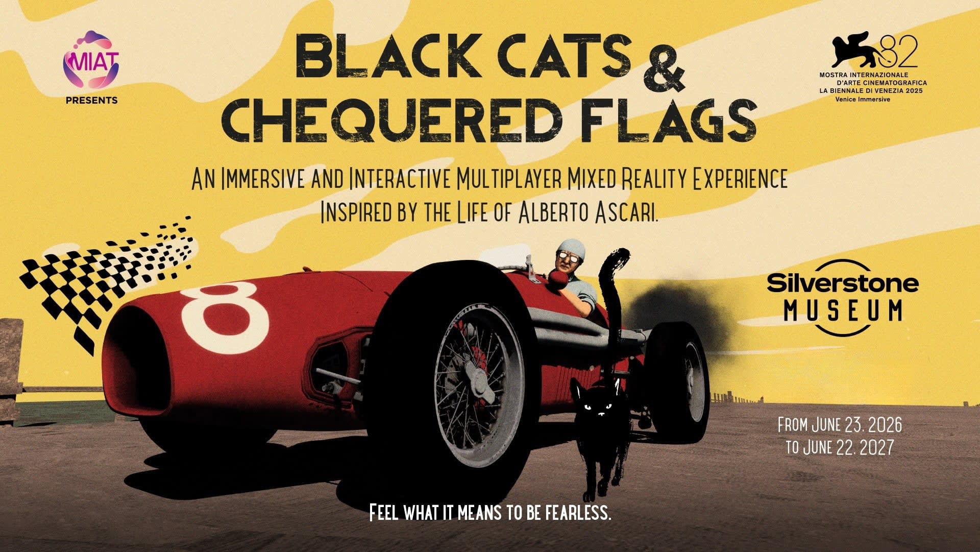 MIAT multiplayer VR and mixed reality exhibition chronicles Alberto Ascari Formula 1 legacy
