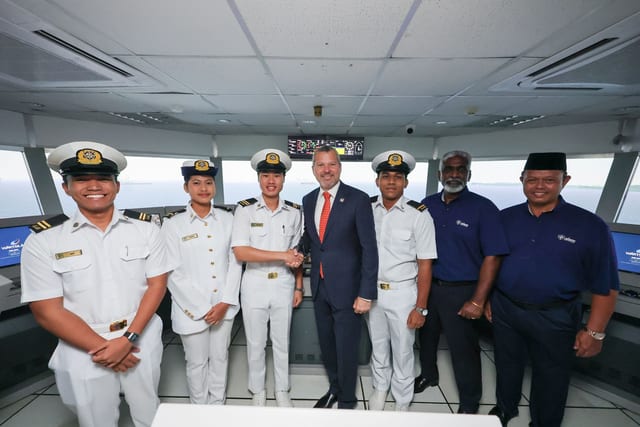 The simulation suite supplied by Wärtsilä for the Akademi Laut Malaysia ALAM maritime training institute was inaugurated on 17 July 2025