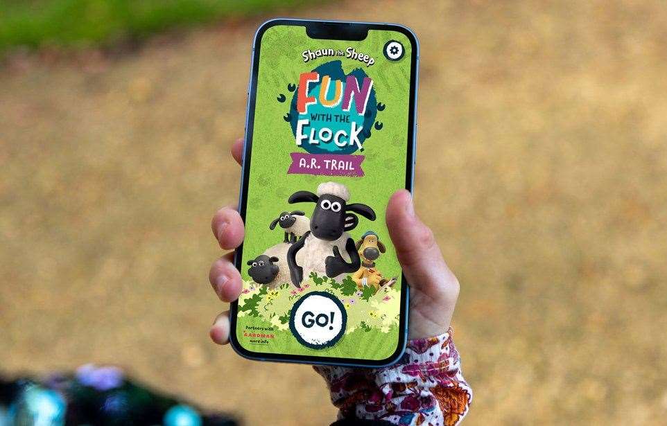Shaun the Sheep trail at Bluewater Shopping Centre, Greenhithe