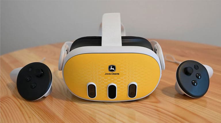 John Deere XR Training System headset demonstration