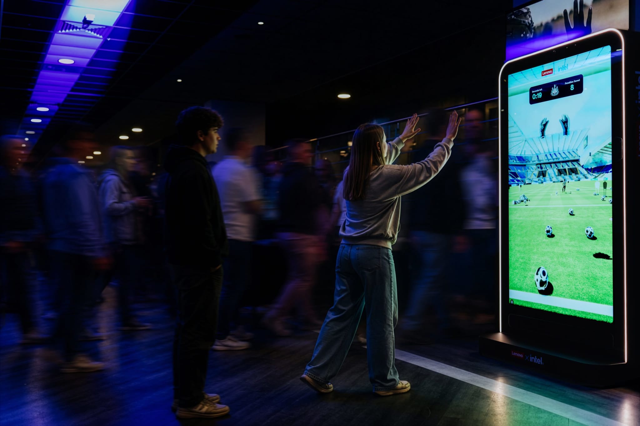 Newcastle United deploys interactive AI fan displays for engagement and merchandise retail