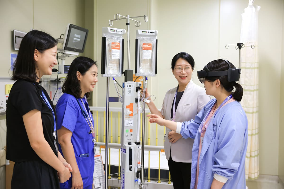 Samsung Medical Center trains ER nurses in AR, cutting transfusion setup time by 62%
