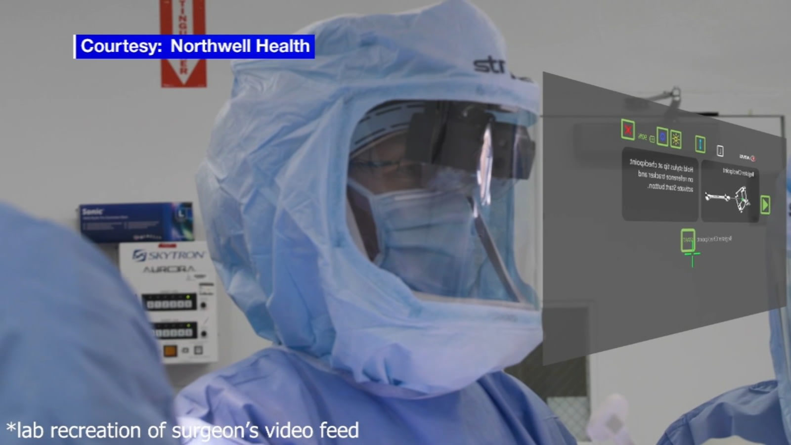 South Shore University Hospital's first AR-guided knee replacement