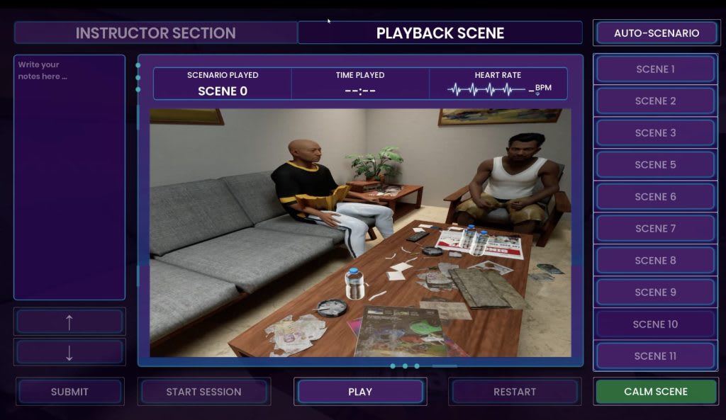 LIVR AI avatar training system for Singapore Prison Service drug rehabilitation