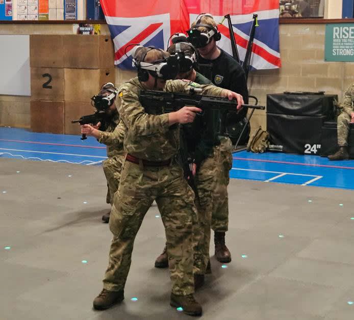 First British Army regiment to use free-roam VR to formally qualify soldiers in combat
