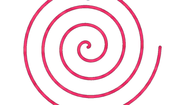 Rotating Archimedean Spiral