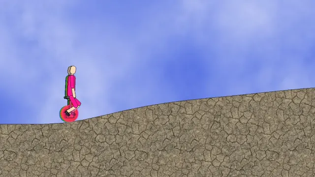 Unicycle Ragdoll Race