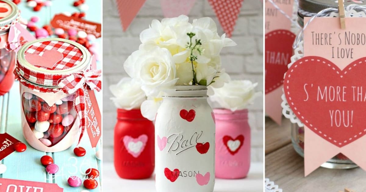 Easy Diy Valentine S Day Mason Jar Gift Ideas