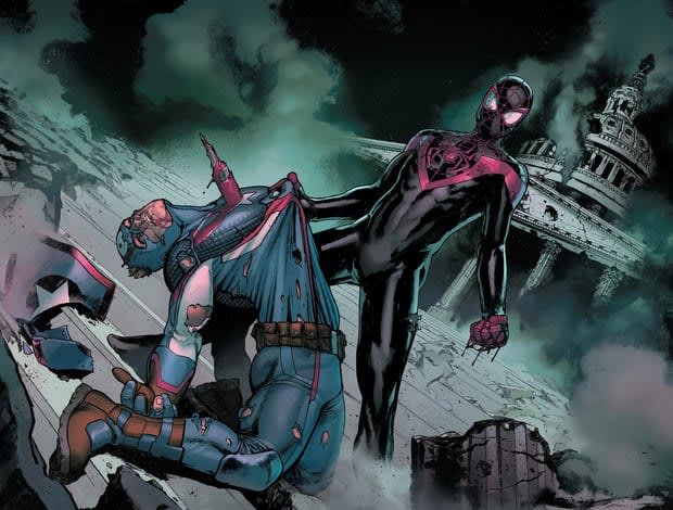 Miles Morales Trumps Captain America, Killing The Avenger In A