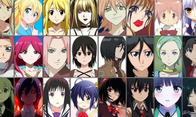 Most Popular Anime Girls - yoorbit