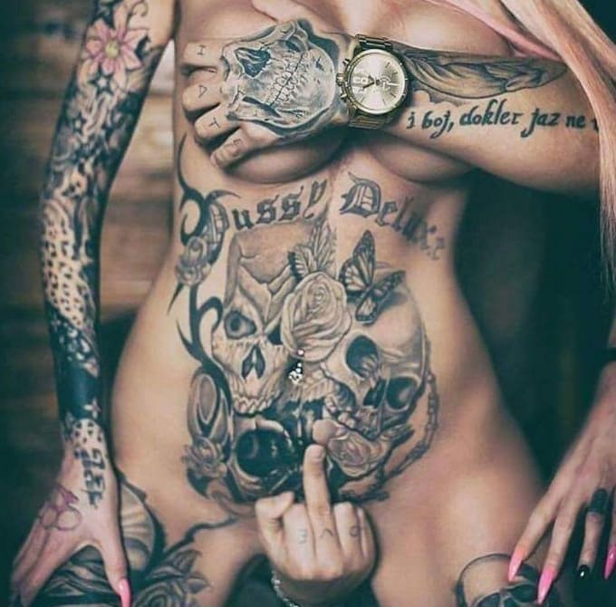 Image of sexy vaginal tattoos