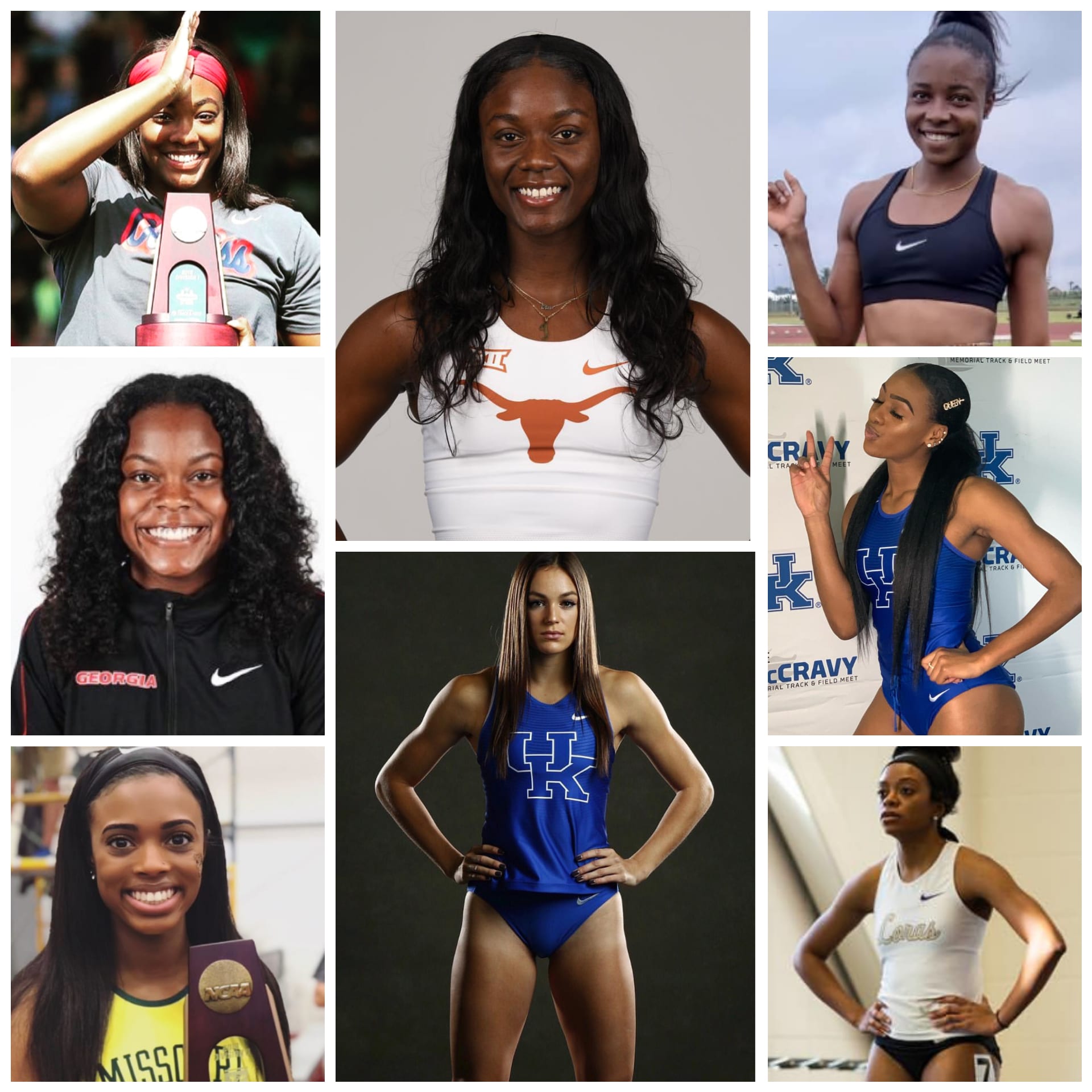 Track Stars App National Athletes of the Week Unbalanced