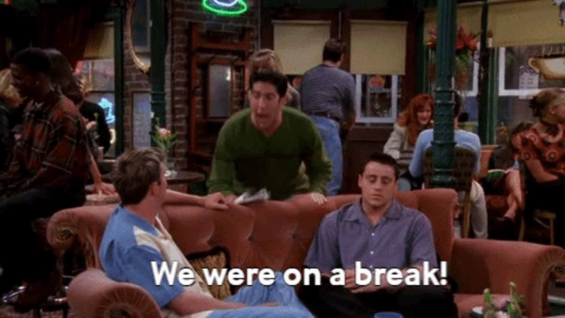 "We were on a BREAK" Geeks