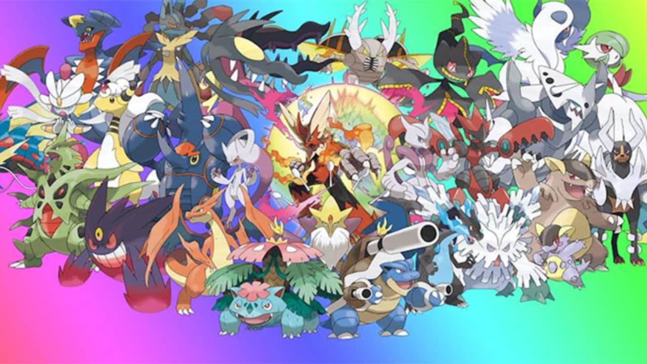 All mega evolution of Pokemon mega power(part1) 