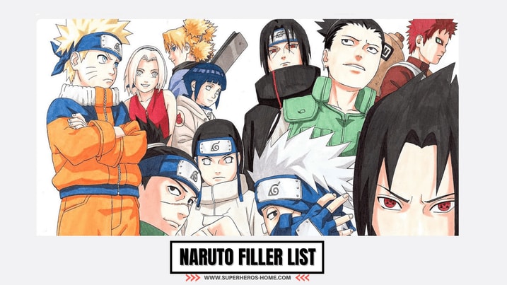 Naruto filler list and filler guides for all other anime