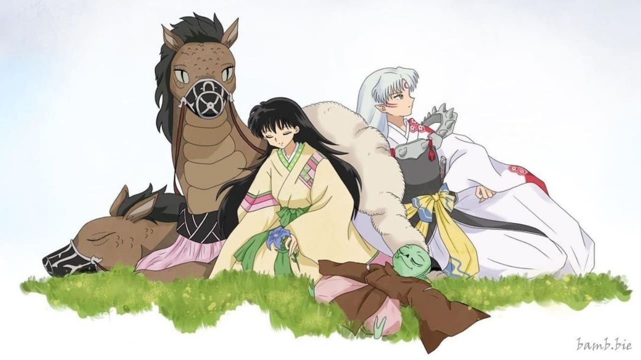 Yashahime: Princess Half-Demon  Sesshomaru, Rin & Jaken in a