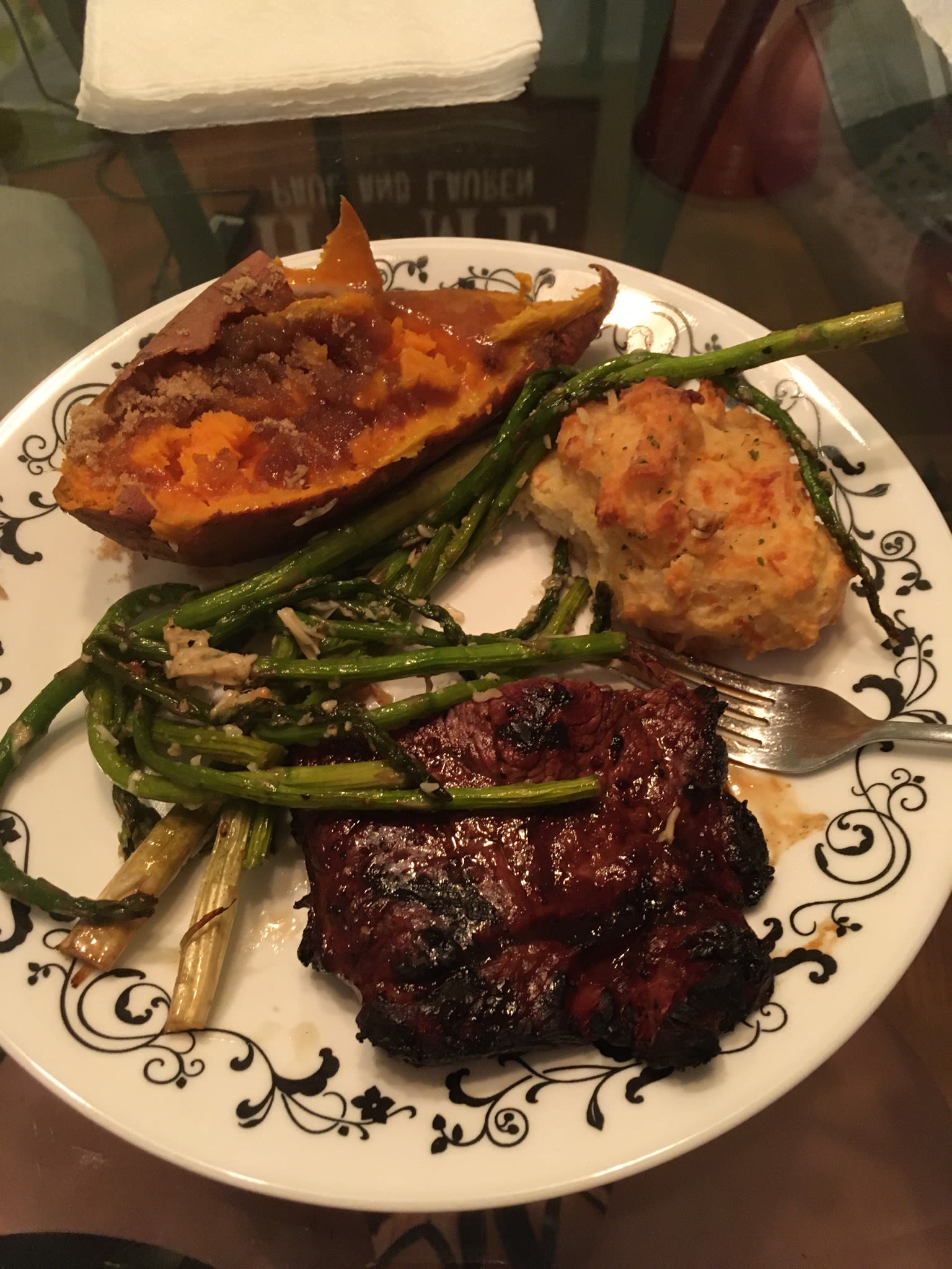 Steak dinner for two Feast
