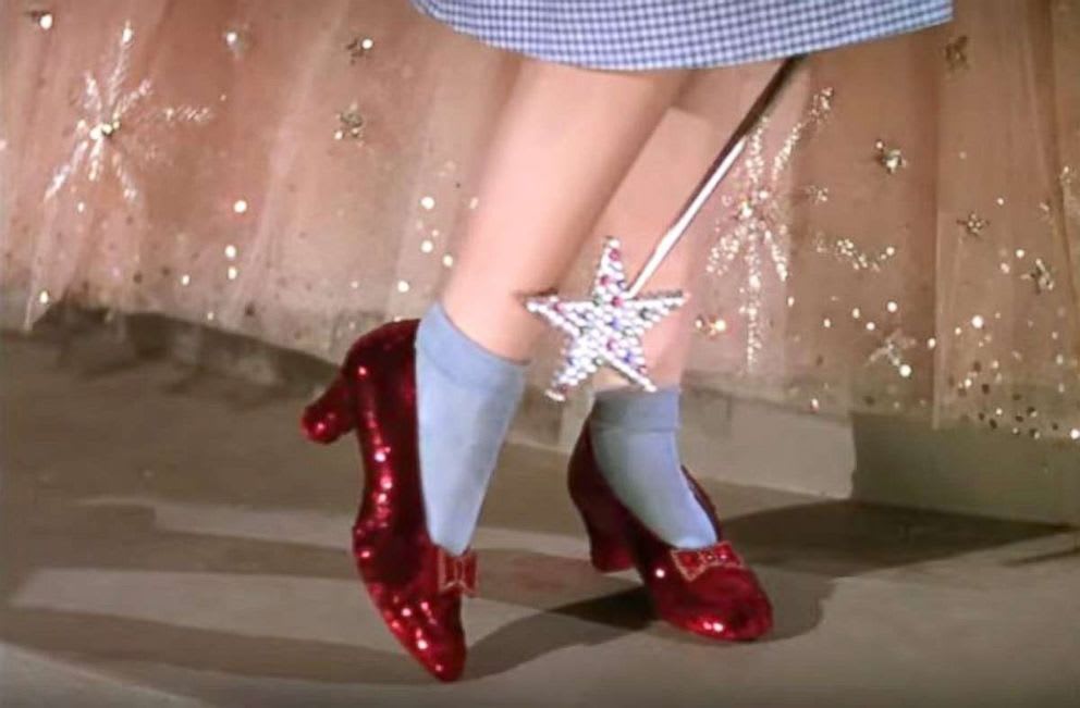 The Wizard of Oz saga of Dorothy's ruby red slippers | Geeks