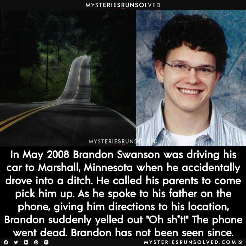 Without a Trace The Disappearance of Brandon Swanson Humans