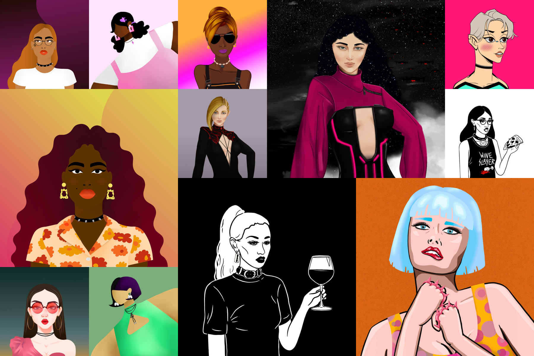 8 Great Women-Only NFT Avatar Collections | Humans