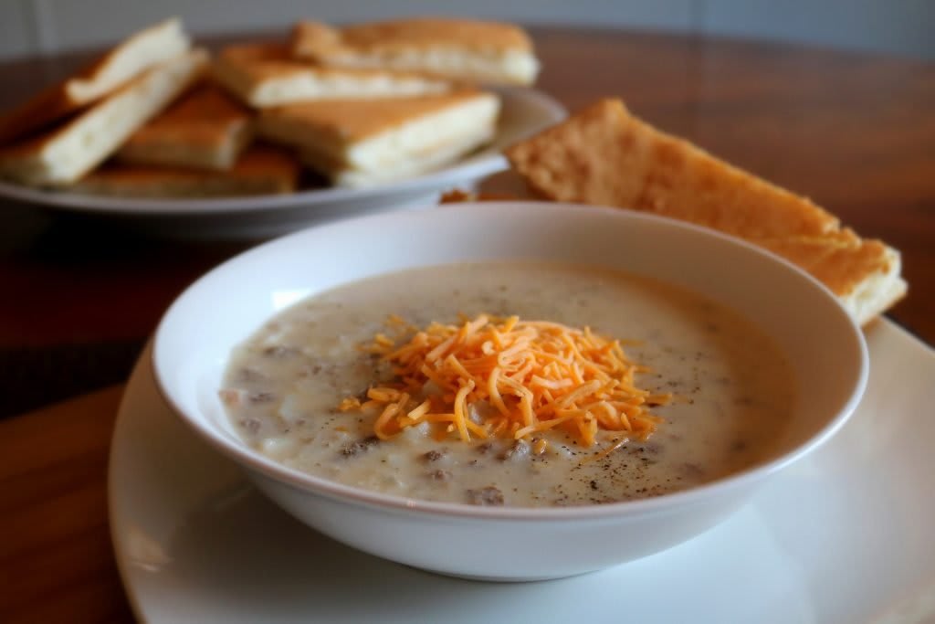 Baked Potato Soup - Amanda's Cookin' - Soup