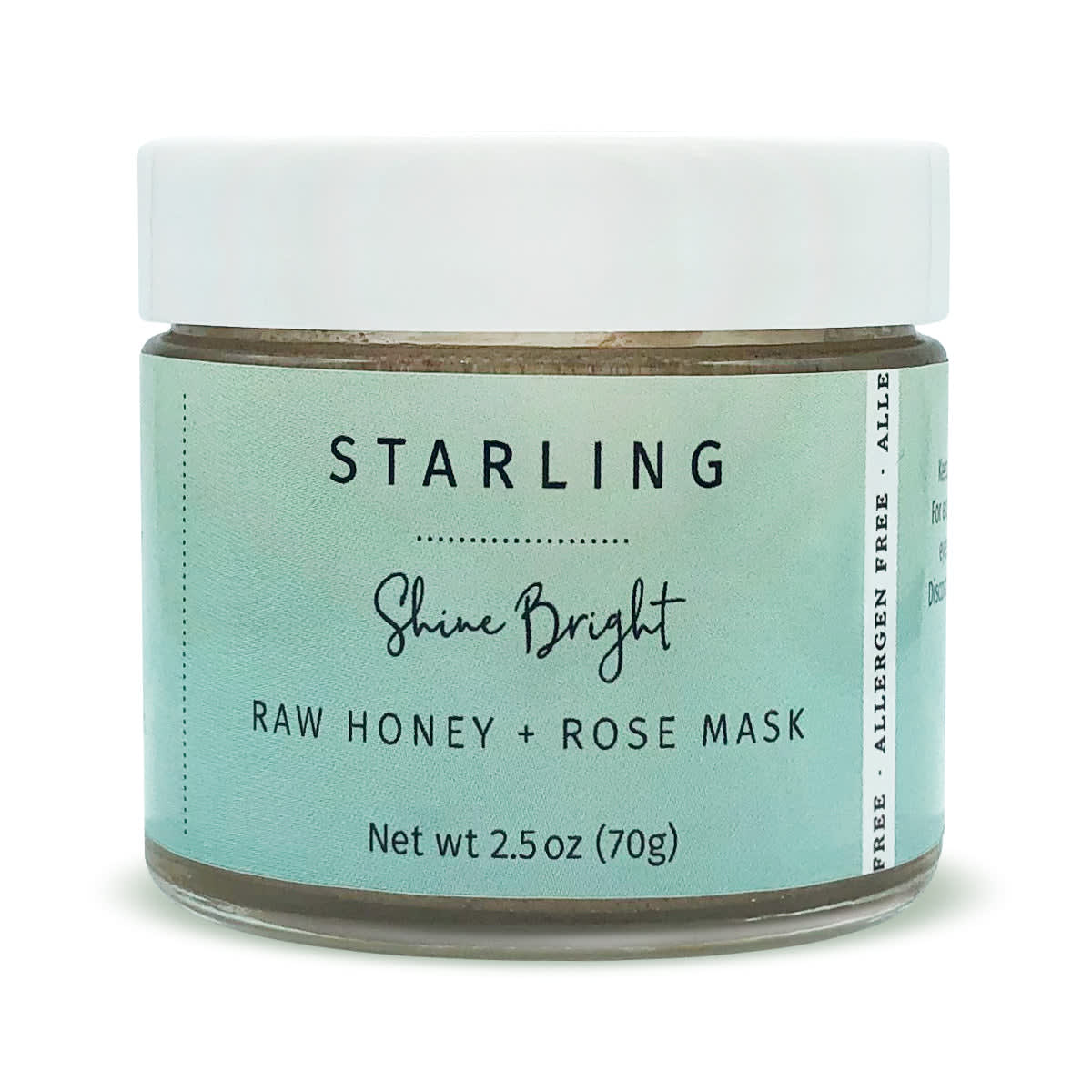 STARLING SKINCARE: Shine Bright Raw Honey + Rose Mask