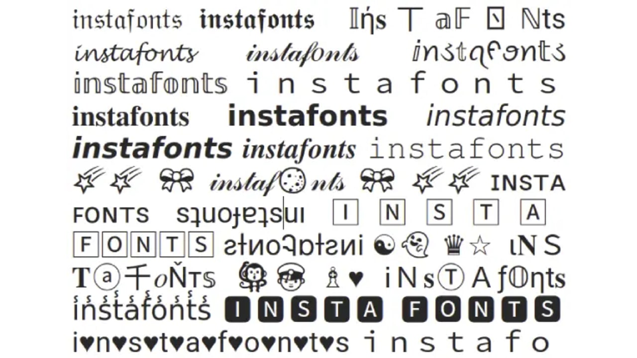 100 Free Instagram Fonts Generator Tool InstaFonts 01