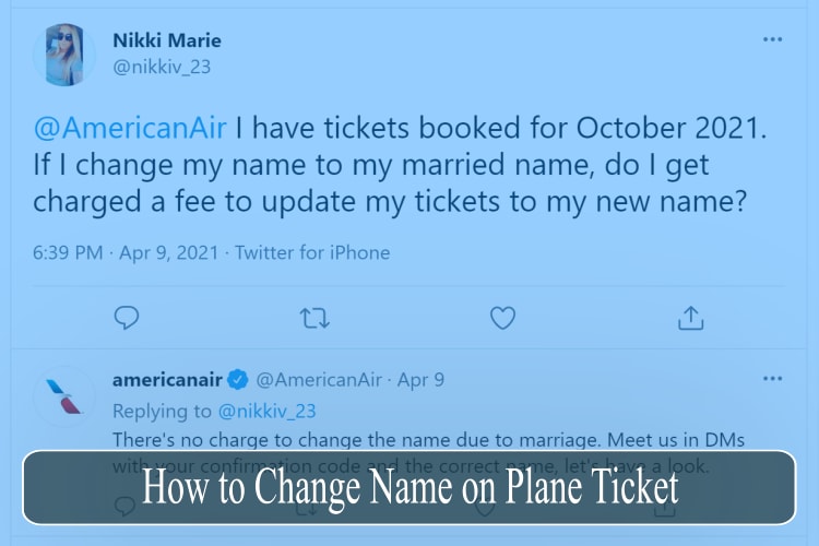How to Change Name on Plane Ticket Lifehack