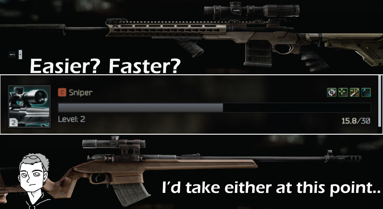 Tarkov's Sniper Skill Should Level up Easier | Gamers