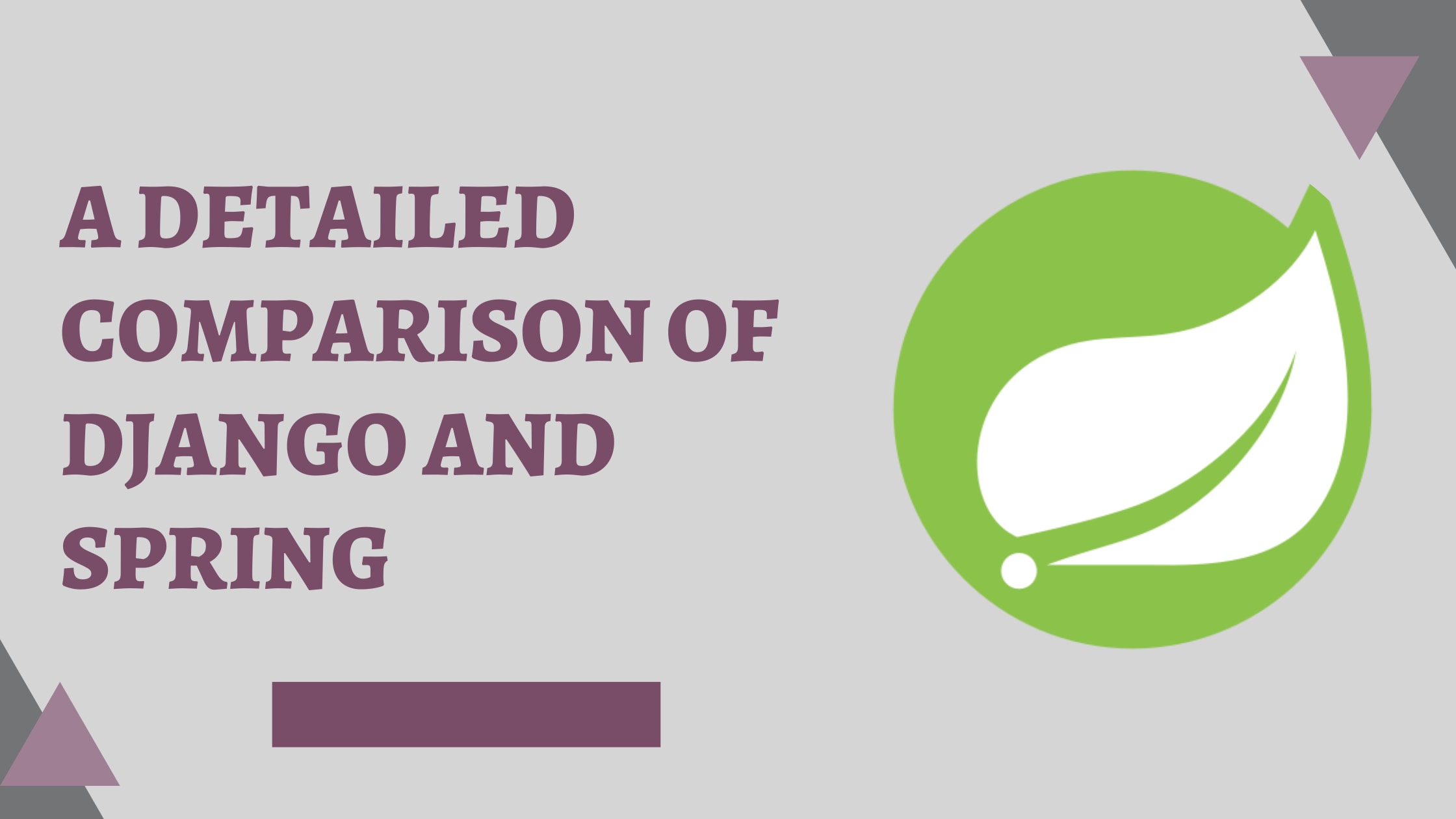 A Detailed Comparison Of Django And Spring Education a-detailed-comparison-of-django-and-spring-education