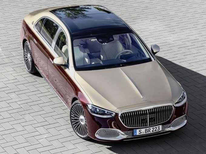 This is the limited-edition Mercedes-Maybach S680 'Haute Couture