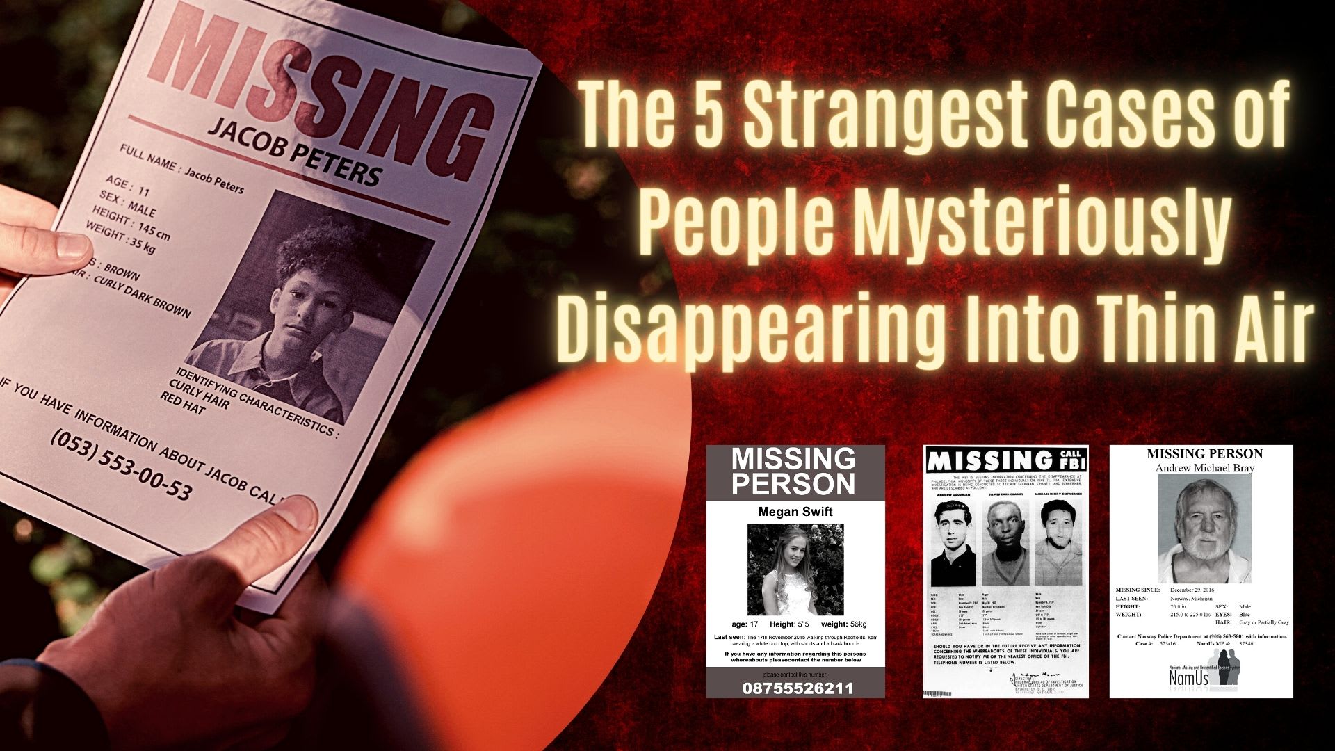 The 5 Strangest Cases of People Mysteriously Disappearing Into Thin Air