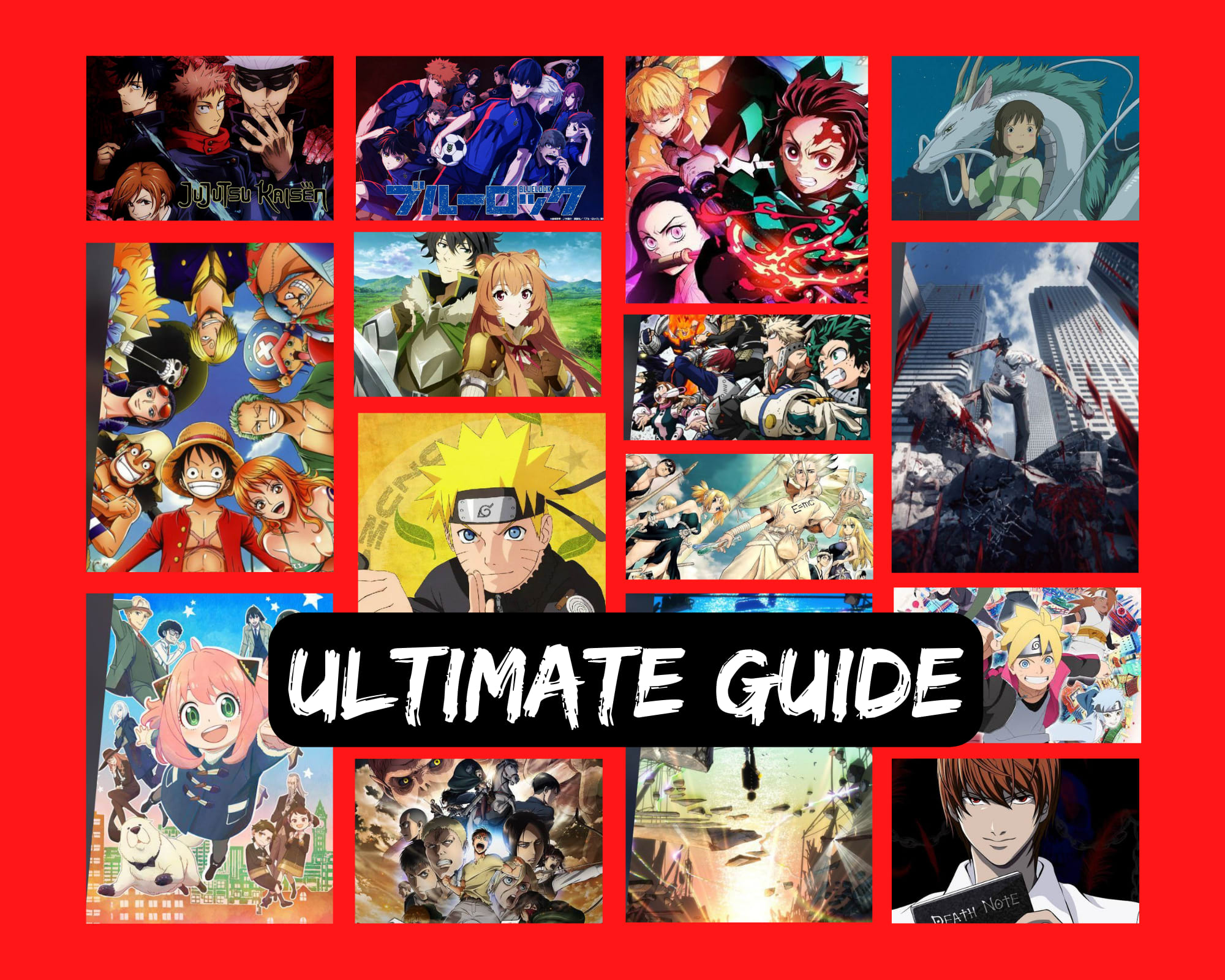 Create a Shonen Anime Tier List - TierMaker