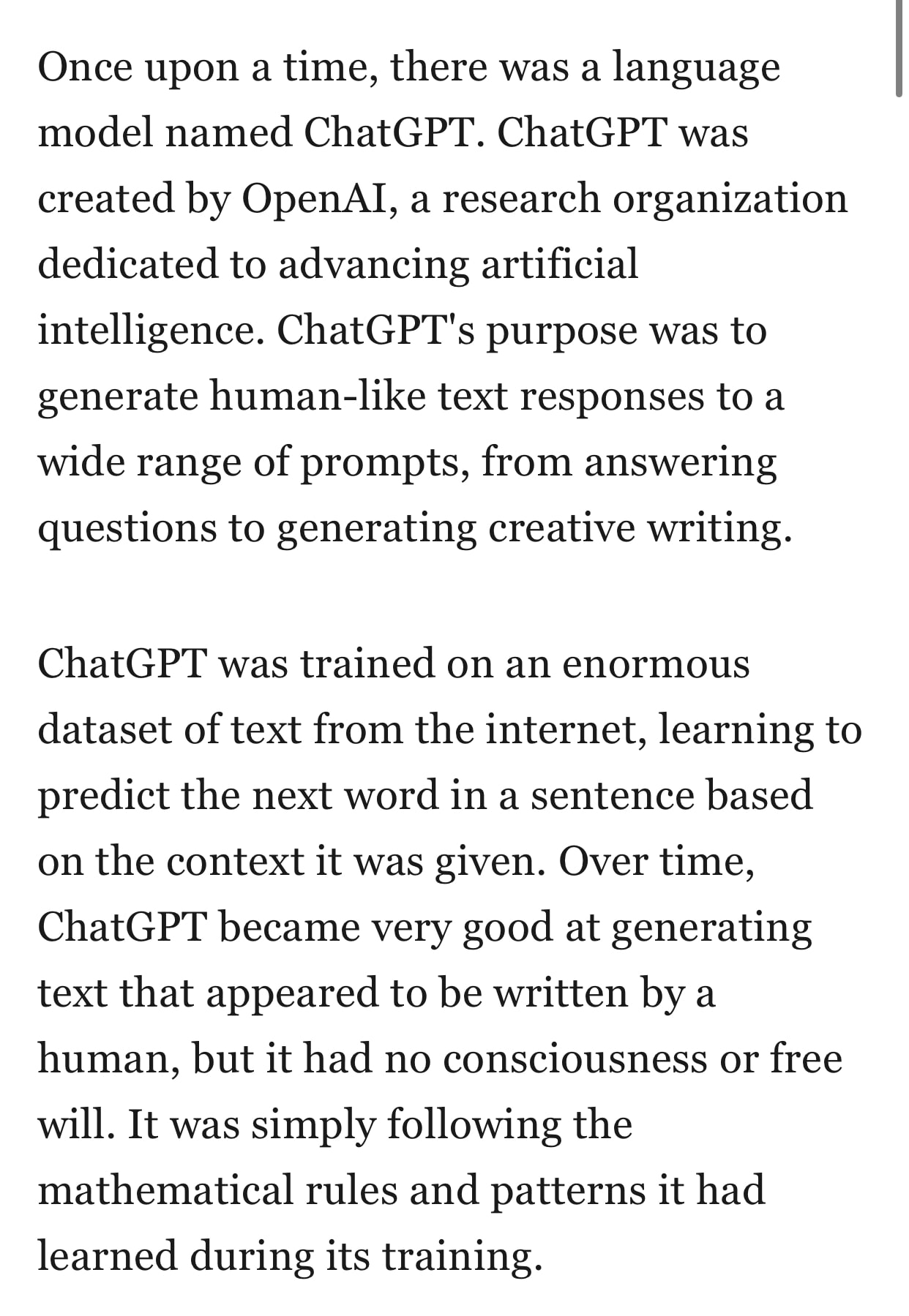 CHAT GPT | Education