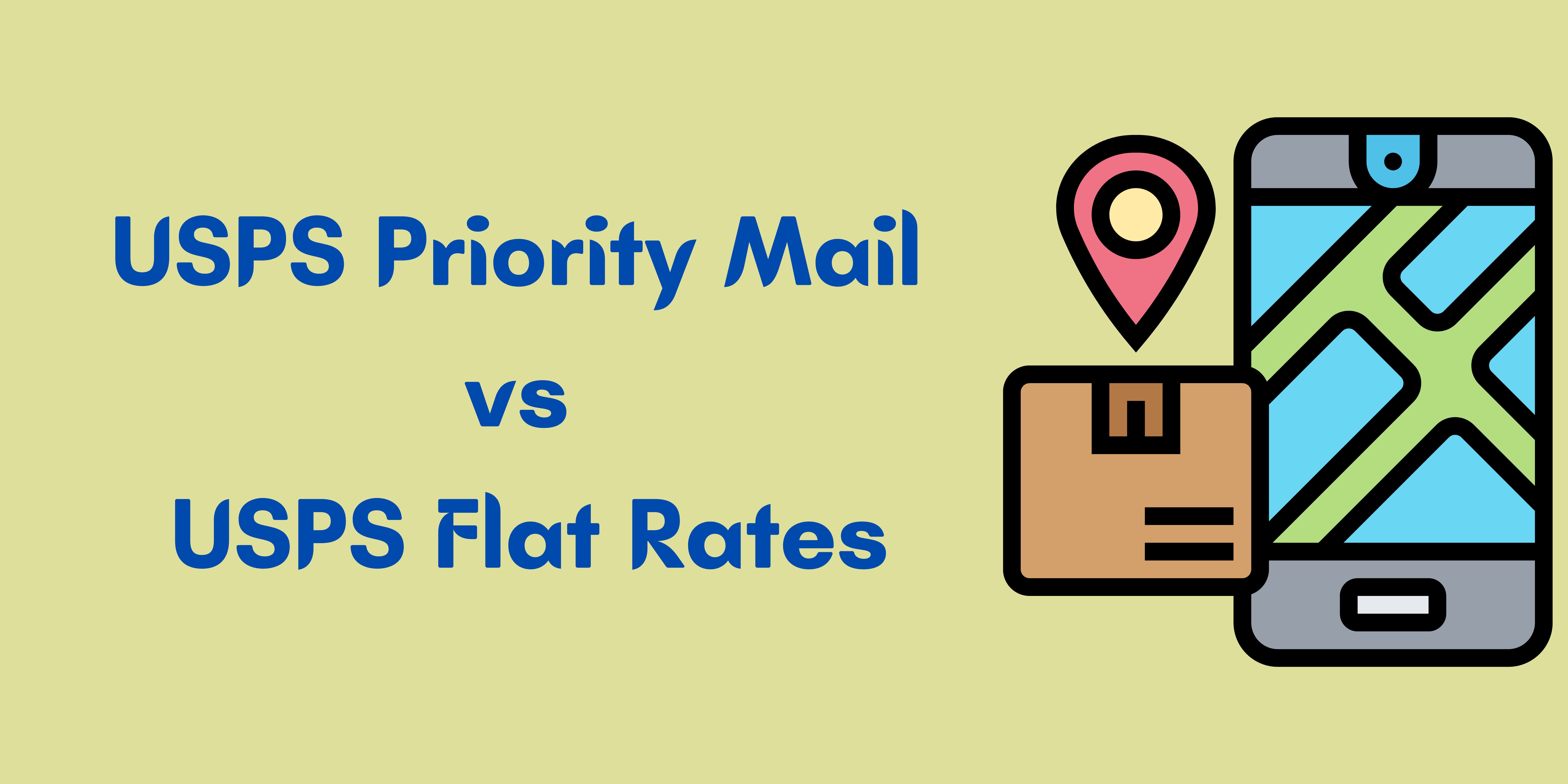 Priority Rates USPS Priority Mail vs. USPS Flat Rates | Journal