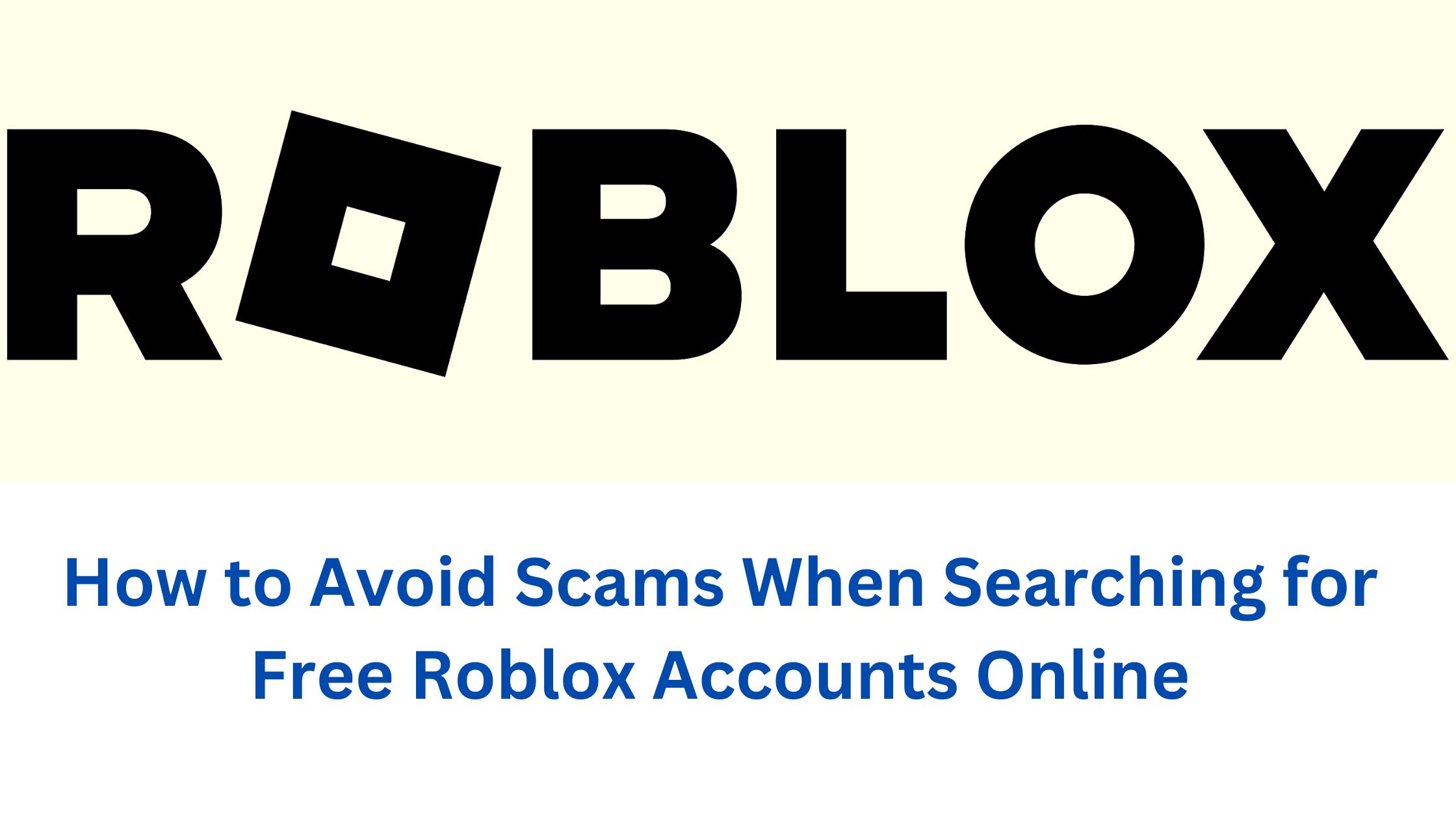 Roblox Free Robux And Accounts