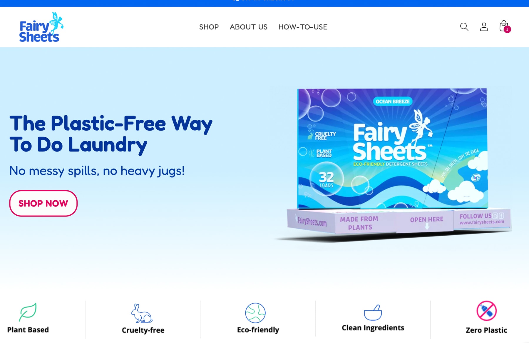 Fairy Sheets Laundry Detergent