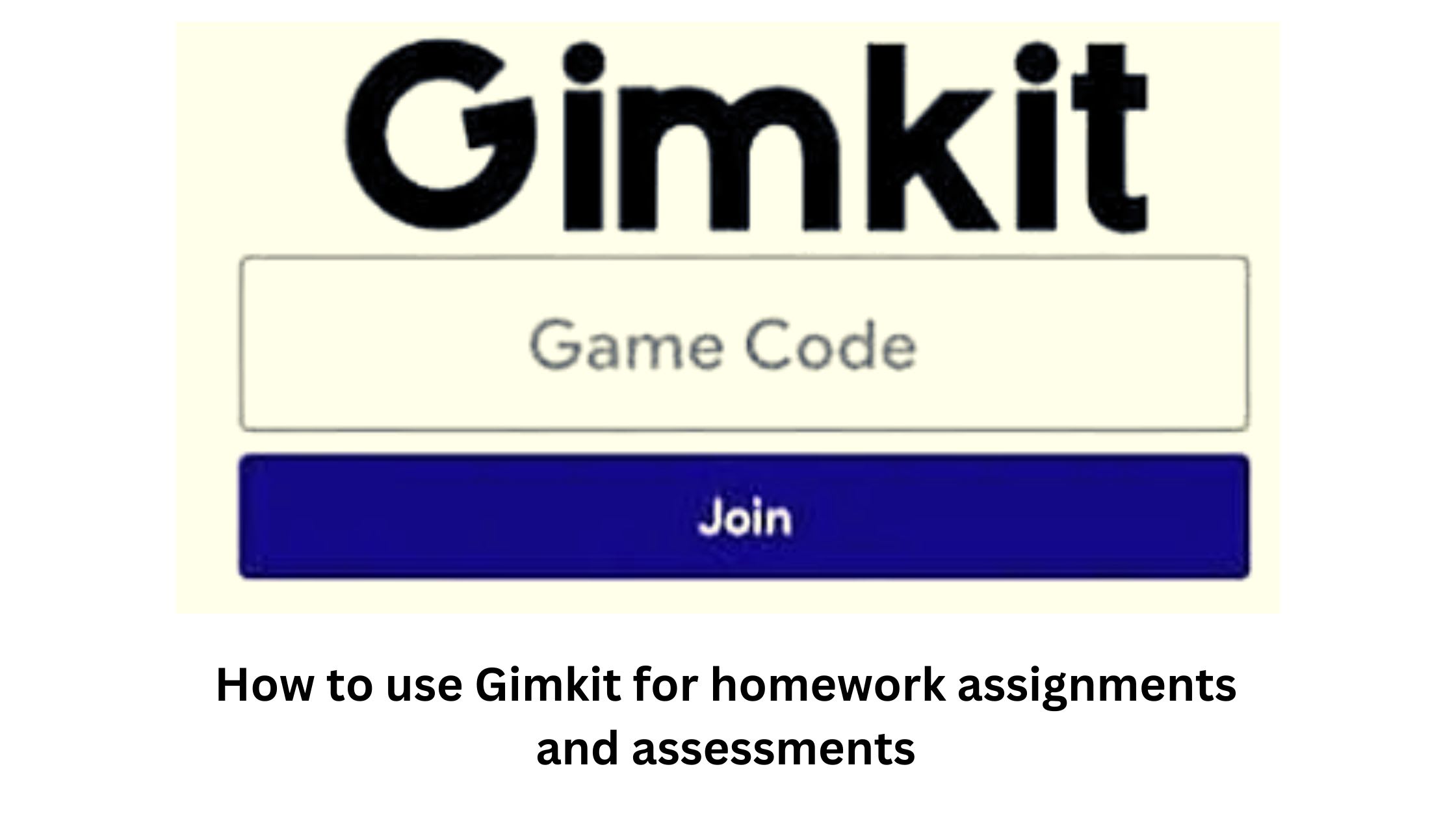 assign gimkit for homework