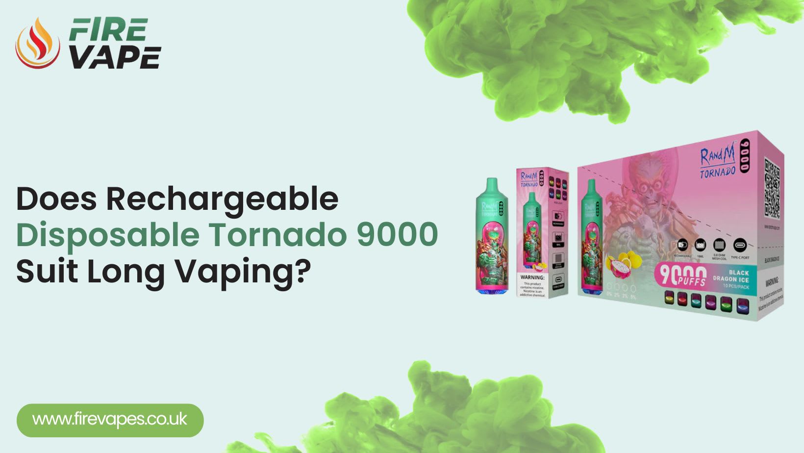 Does Rechargeable Disposable Tornado 9000 Suit Long Vaping? | Journal
