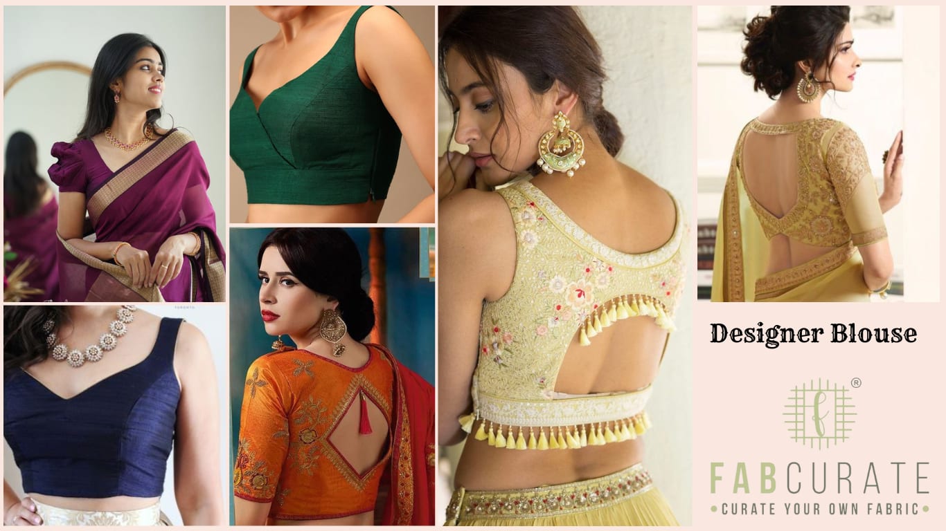 Get the Look you want with a designer readymade blouse from Fabcurate |  Styled, image size:1366x768