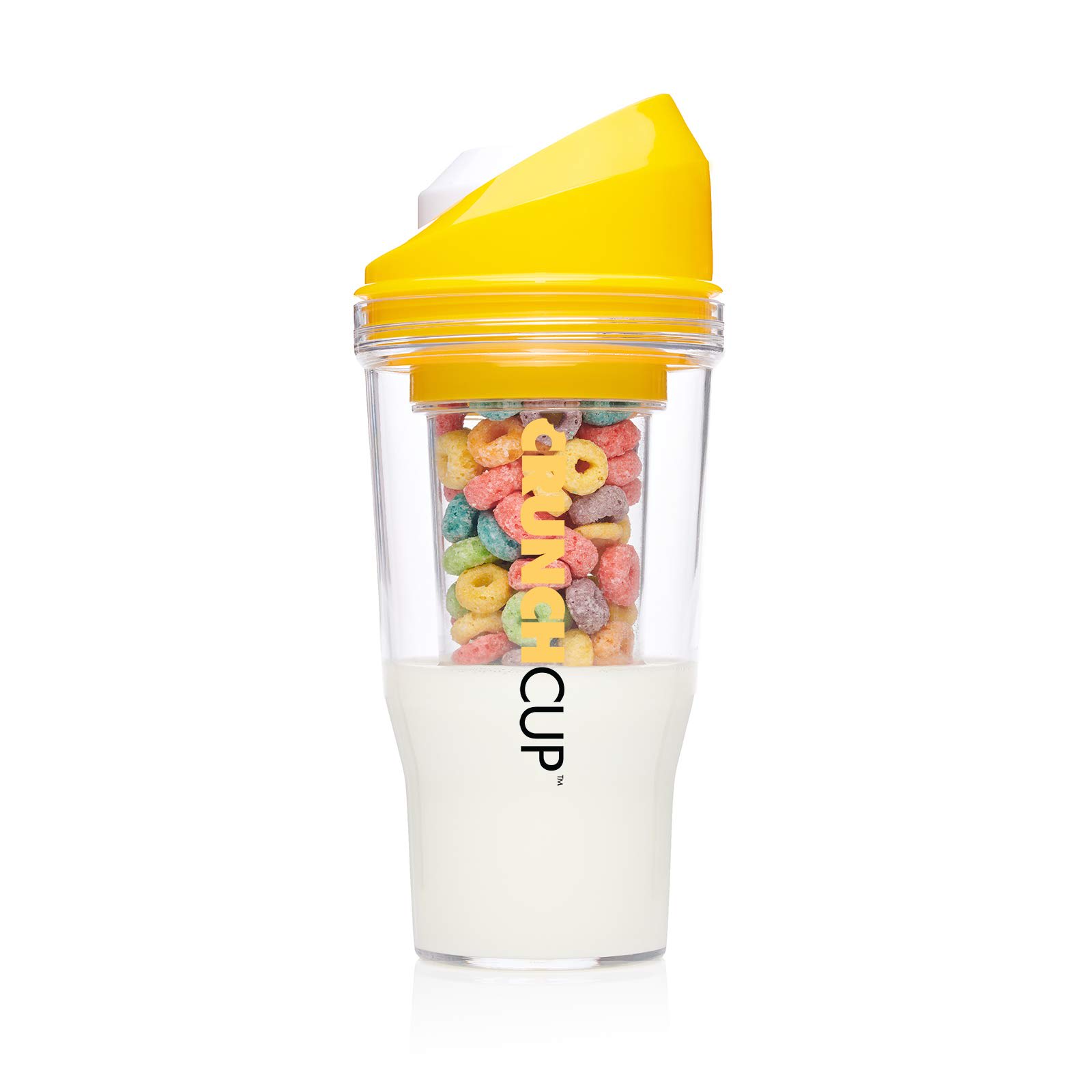 Cereal On the Go Cups Breakfast Drink Cups Portable Yogurt and Cereal To-Go  Container Cup (Rose Red)