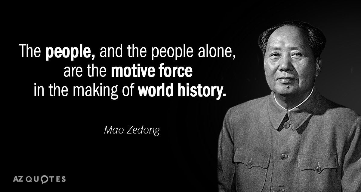 from Chairman Mao Tse-tung (The Little Red History