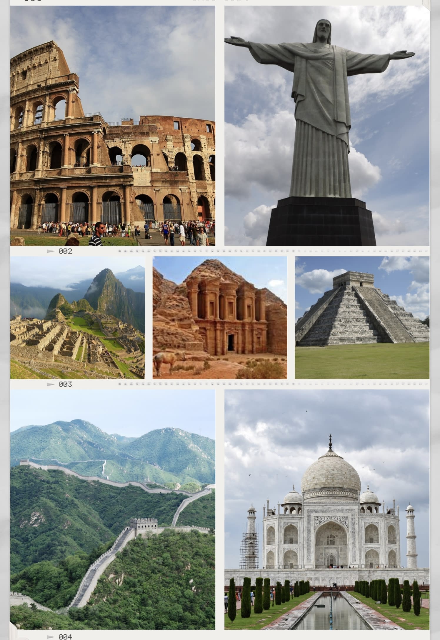 7 wonders | History