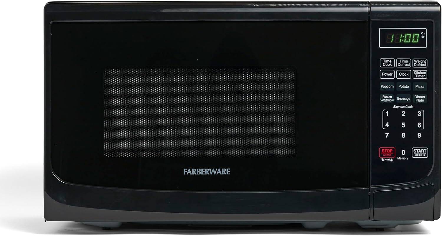  Farberware Countertop Microwave 1100 Watts, 1.2 cu ft - Smart  Sensor Microwave Oven With LED Lighting and Child Lock - Perfect for  Apartments and Dorms - Easy Clean Black Interior, Stainless