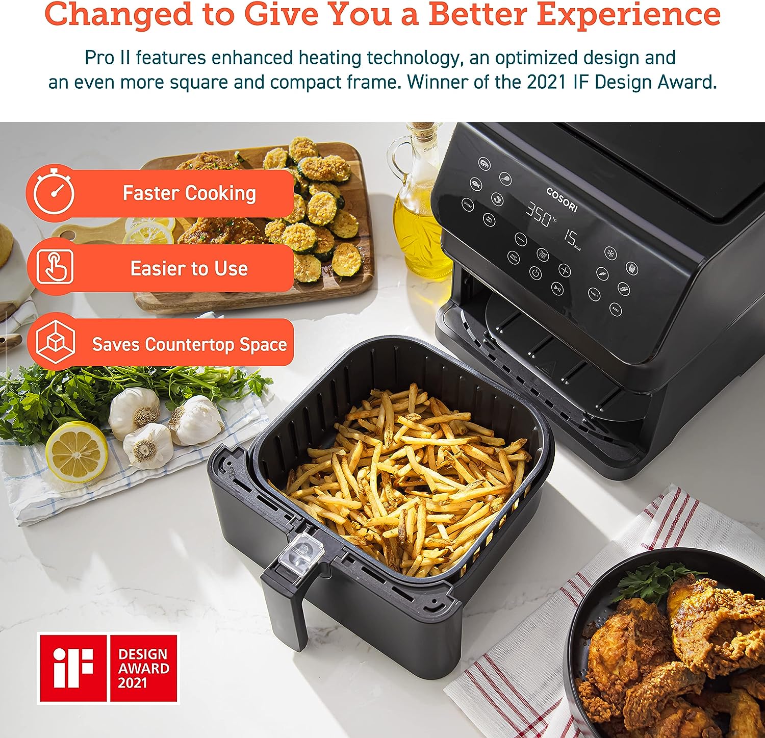 Cosori Introduces Faster TurboBlaze Air Fryer