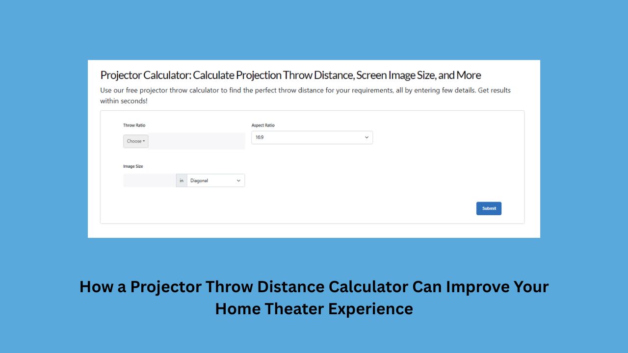 How a Projector Throw Distance Calculator Can Improve Your Home Theater  Experience | Writers, image size:1280x720