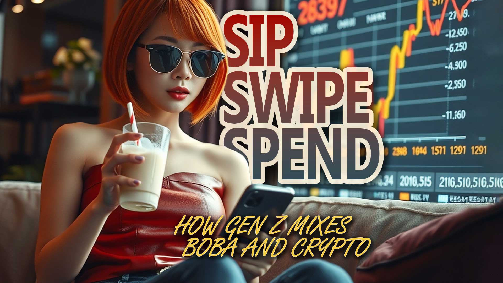Sip, Swipe, Spend | Trader